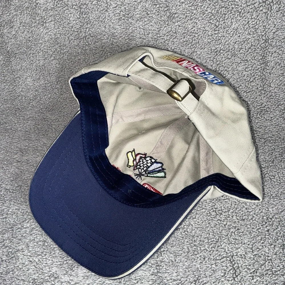 Raybestos Hat Cap Strap Back Brown Beige Blue Brakes Nascar Racing - Picture 4 of 5